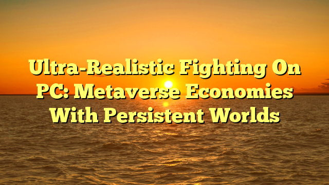 Ultra-Realistic Fighting On PC: Metaverse Economies With Persistent Worlds